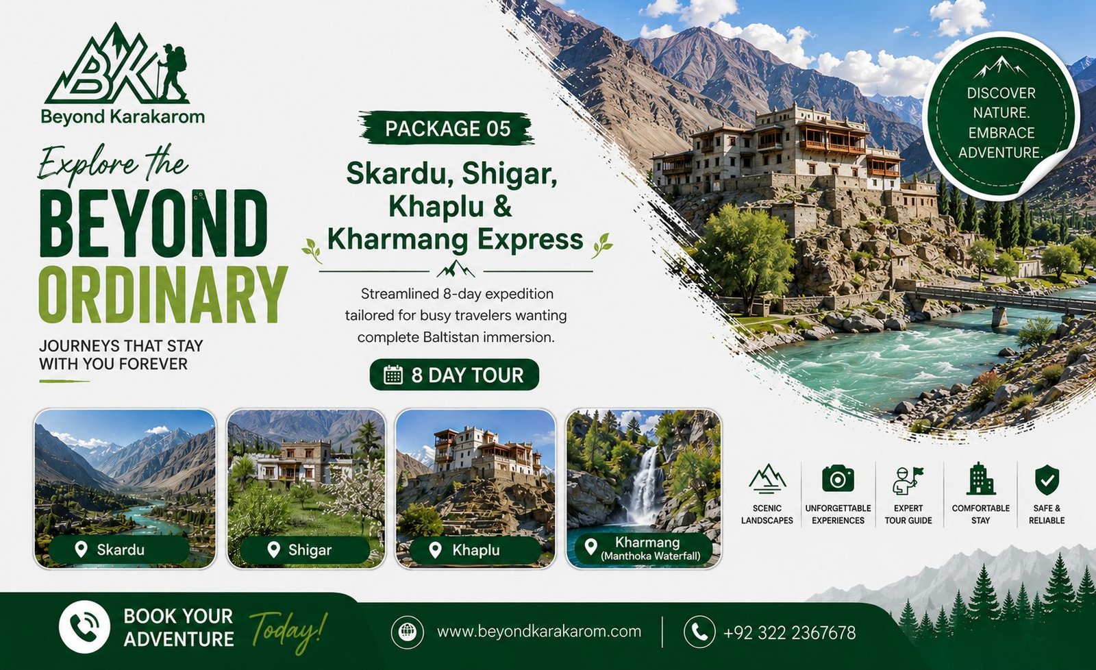 Skardu Shigar Khaplu Kharmang 8 Days